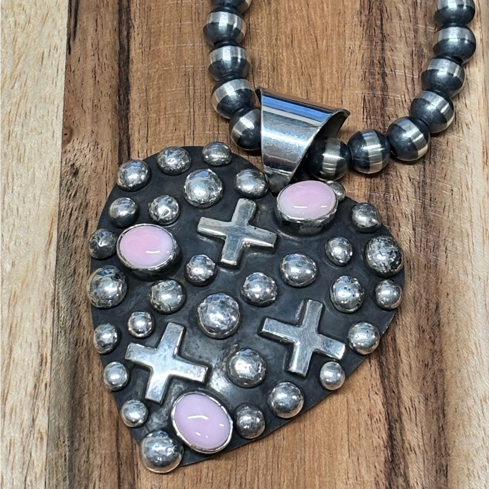 Gorgeous Chimney Butte Sterling Silver Dot & Cross Pendants🥰 - Picture 7 of 8